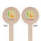 Animal Alphabet Wooden 6" Stir Stick - Round - Double Sided - Front & Back
