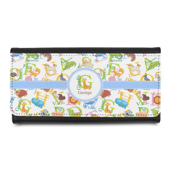 Custom Animal Alphabet Leatherette Ladies Wallet (Personalized)