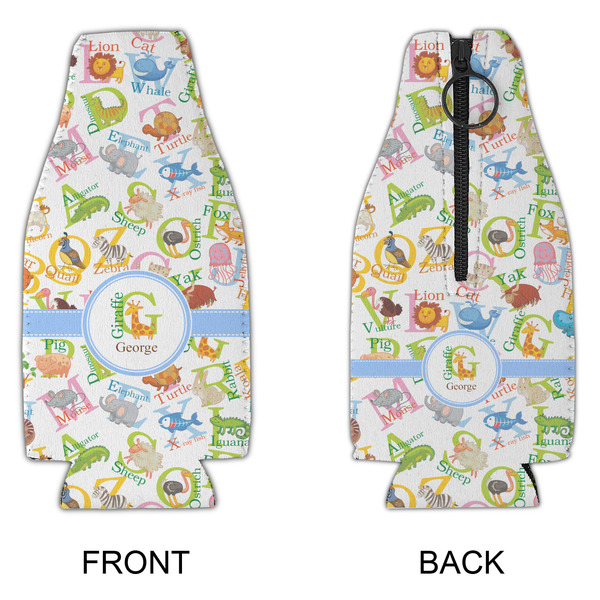 Animal Alphabet Zipper Bottle Cooler - APPROVAL