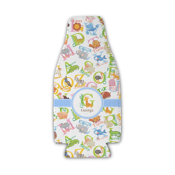 Custom Animal Alphabet Zipper Bottle Cooler (Personalized)