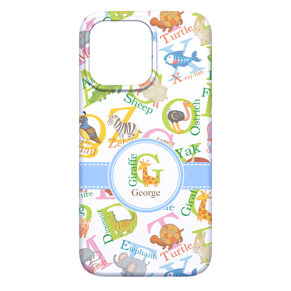 Animal Alphabet iPhone 13 Pro Max Case - Back