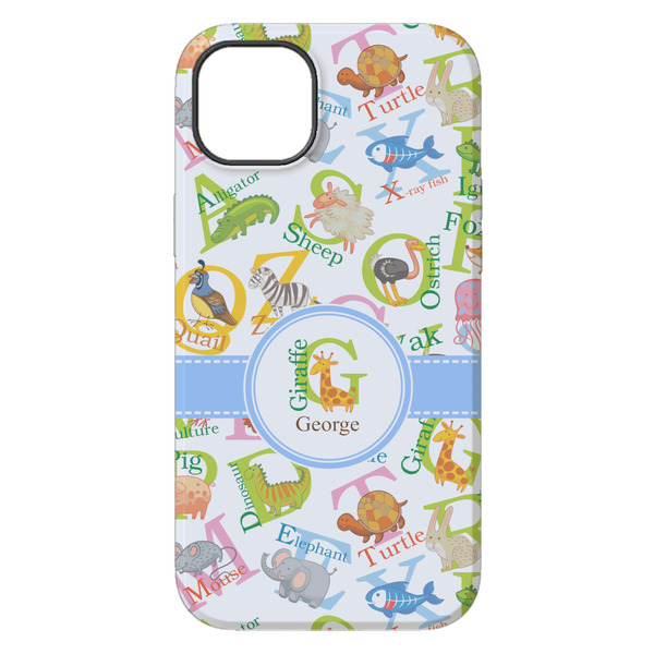 Animal Alphabet iPhone 14 Plus Tough Case - Back