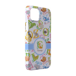 Animal Alphabet iPhone Case - Plastic - iPhone 14 Pro (Personalized)