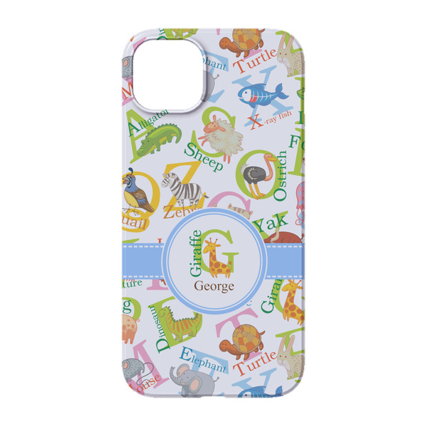 Animal Alphabet iPhone 14 Pro Case - Back
