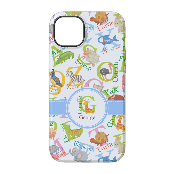 Animal Alphabet iPhone 14 Pro Tough Case - Back
