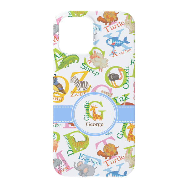 Animal Alphabet iPhone 15 Case - Back
