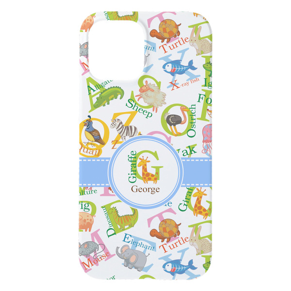 Animal Alphabet iPhone 15 Plus Case - Back