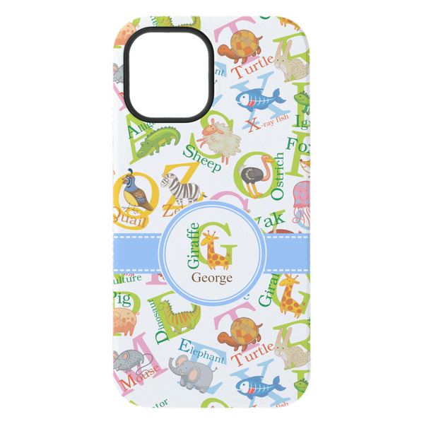 Animal Alphabet iPhone 15 Plus Tough Case - Back