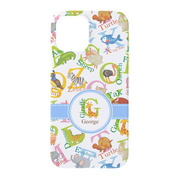 Animal Alphabet iPhone 15 Pro Case - Back