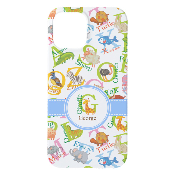 Animal Alphabet iPhone 15 Pro Max Case - Back