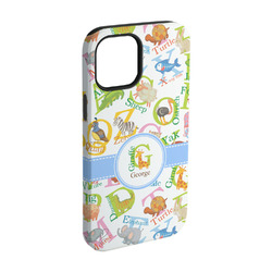 Animal Alphabet iPhone Case - Rubber Lined - iPhone 15 (Personalized)