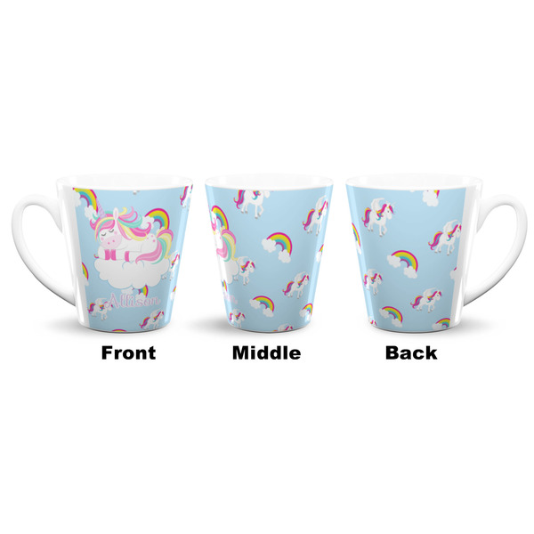 Rainbows and Unicorns 12 Oz Latte Mug - Approval