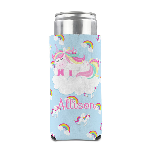 Rainbows and Unicorns 12oz Tall Can Sleeve - FRONT (on can)