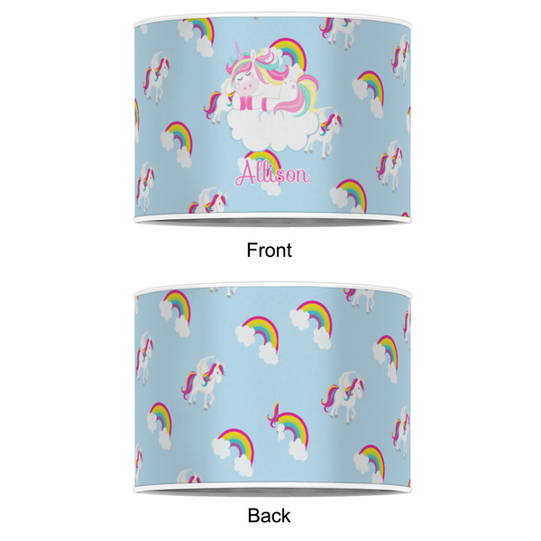 Rainbows and Unicorns 16" Drum Lampshade - APPROVAL (Poly Film)