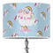 Rainbows and Unicorns 16" Drum Lampshade - ON STAND (Poly Film)