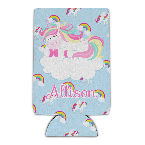 Custom Rainbows and Unicorns Can Cooler (16 oz) (Personalized)