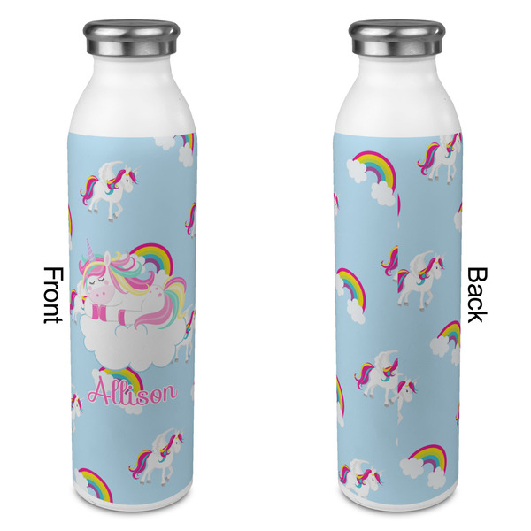 Rainbows and Unicorns 20oz Water Bottles - Full Print - Approval