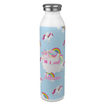 Rainbows and Unicorns 20oz Stainless Steel Water Bottle - Full Print (Personalized)