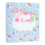 Rainbows and Unicorns Canvas Print - 20x24 (Personalized)
