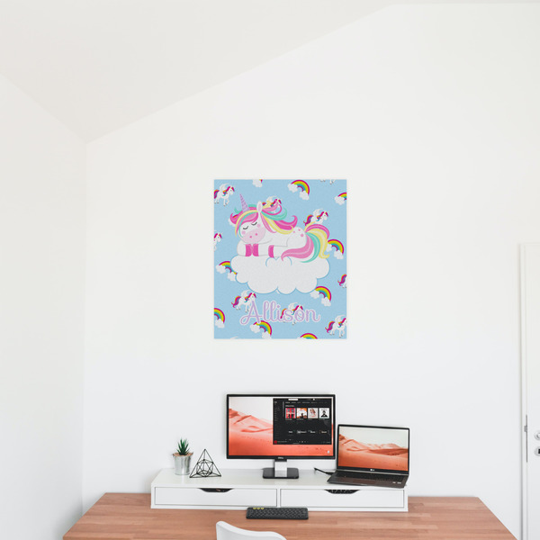 Rainbows and Unicorns 20x24 - Matte Poster - On the Wall