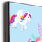 Rainbows and Unicorns 20x24 Wood Print - Closeup