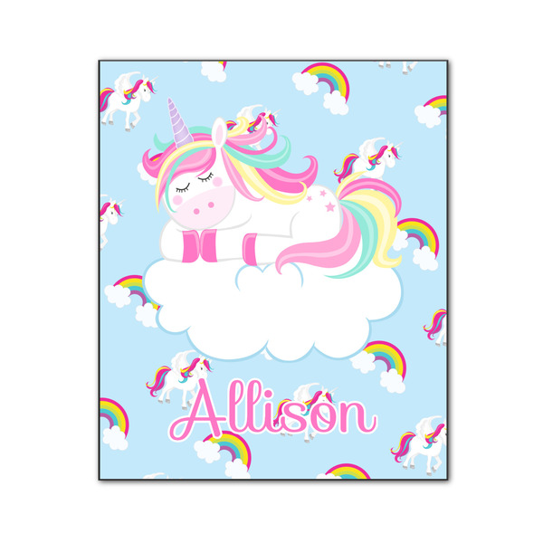 Rainbows and Unicorns 20x24 Wood Print - Front View