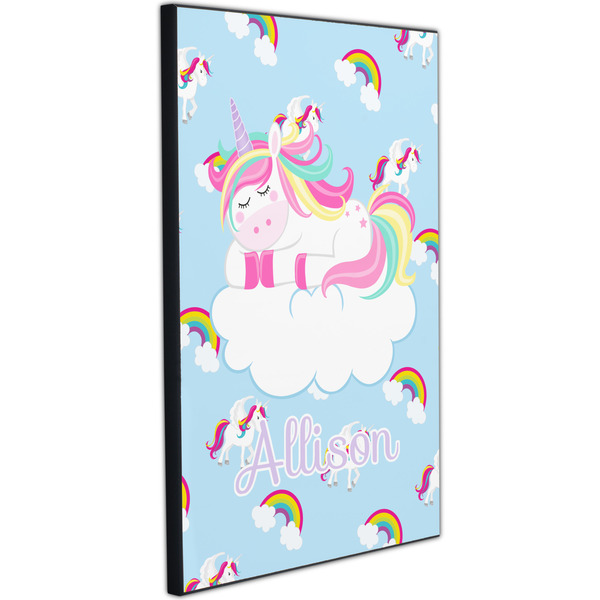 Rainbows and Unicorns 20x30 Wood Print - Angle View