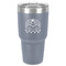 Rainbows and Unicorns 30 oz Stainless Steel Ringneck Tumbler - Grey - Front
