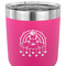 Rainbows and Unicorns 30 oz Stainless Steel Ringneck Tumbler - Pink - CLOSE UP