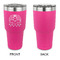Rainbows and Unicorns 30 oz Stainless Steel Ringneck Tumblers - Pink - Single Sided - APPROVAL