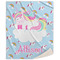 Rainbows and Unicorns Sherpa Throw Blanket (Personalized)