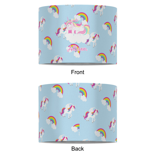 Rainbows and Unicorns 8" Drum Lampshade - APPROVAL (Fabric)