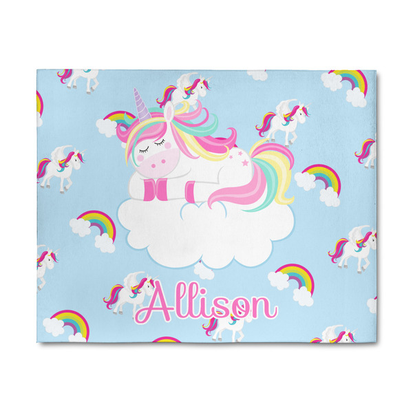 Custom Rainbows and Unicorns 8' x 10' Indoor Area Rug (Personalized)