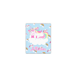 Rainbows and Unicorns Canvas Print - 8x10 (Personalized)