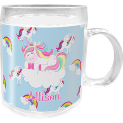 Rainbows and Unicorns Acrylic Kids Mug (Personalized)
