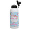 Rainbows and Unicorns Water Bottles - Aluminum - 20 oz - White (Personalized)