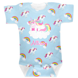 Rainbows and Unicorns Baby Bodysuit 12-18 w/ Name or Text