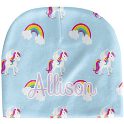 Rainbows and Unicorns Baby Hat (Beanie) (Personalized)