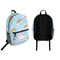 Rainbows and Unicorns Backpack front and back - Apvl