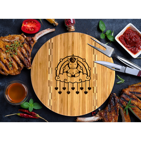 Rainbows and Unicorns Bamboo Cutting Boards - LIFESTYLE