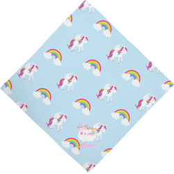 Rainbows and Unicorns Dog Bandana Scarf w/ Name or Text