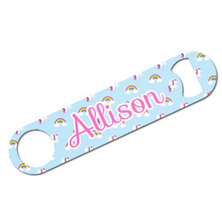 Rainbows and Unicorns Bar Bottle Opener w/ Name or Text