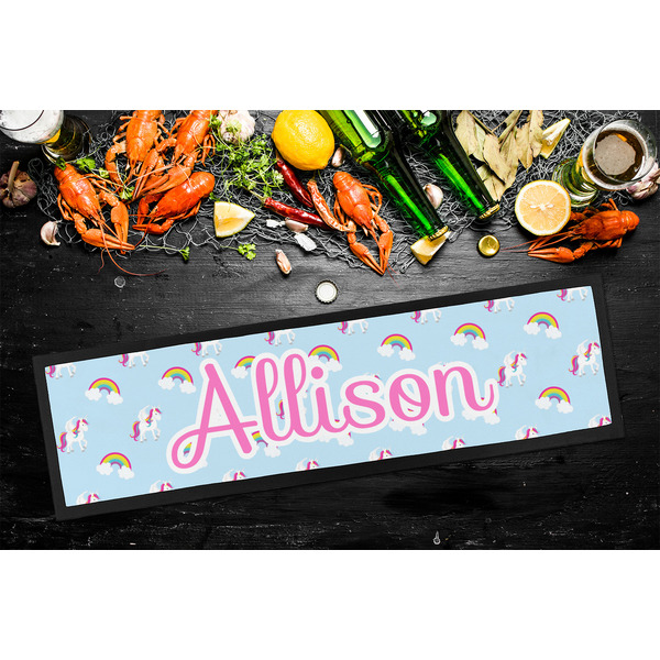 Rainbows and Unicorns Bar Mat - Large - LIFESTYLE