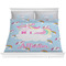 Rainbows and Unicorns Comforter Set - King w/ Name or Text