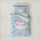 Rainbows and Unicorns Duvet Cover Set - Twin w/ Name or Text