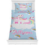 Rainbows and Unicorns Comforter Set - Twin w/ Name or Text