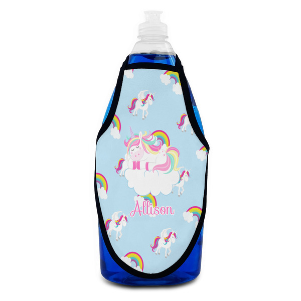Rainbows and Unicorns Bottle Apron - Soap - FRONT