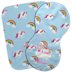 Rainbows and Unicorns Burp Cloth (Personalized)