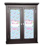Rainbows and Unicorns Cabinet Decal - Small w/ Name or Text