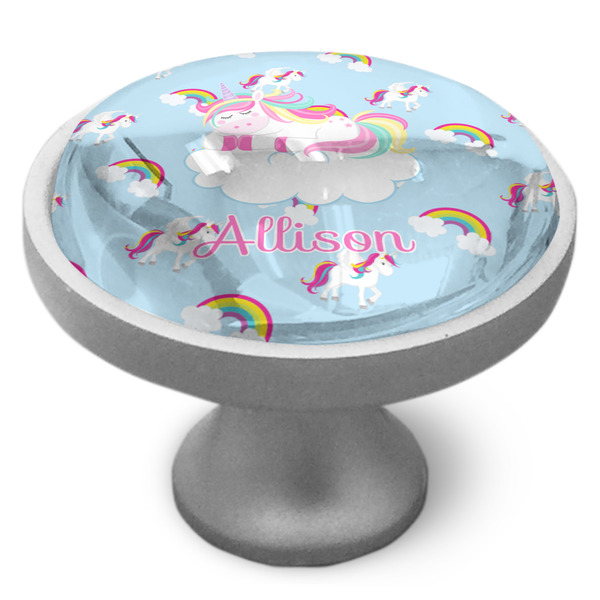 Custom Rainbows and Unicorns Cabinet Knob (Personalized)